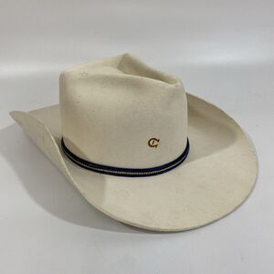 Charlie Horse Hat Co. Triple‎ X Fur Blend White Cowboy Felt Hat 6 3/4